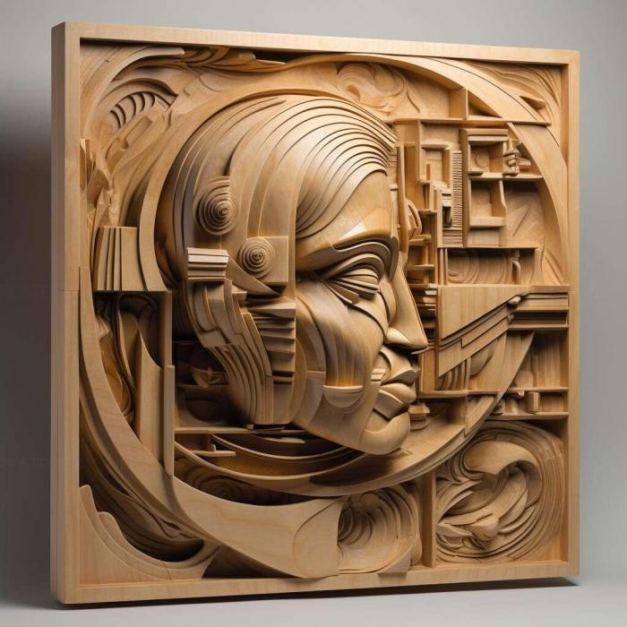 نموذج ثلاثي الأبعاد لآلة CNC 3D Art 